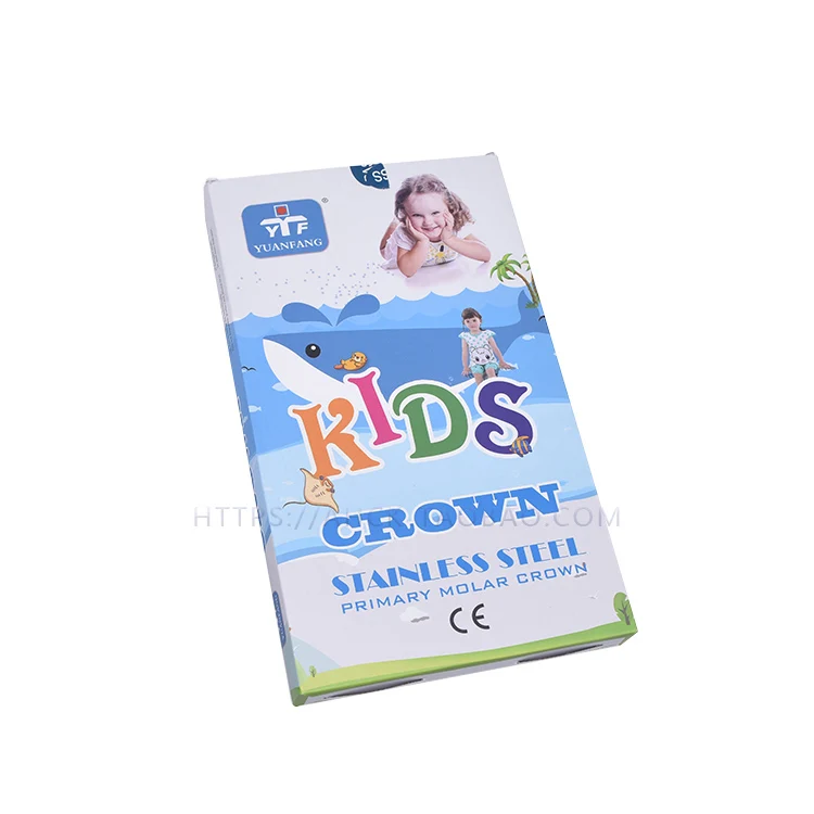 Детская металлическая коронка из нержавеющей стали высокого качества 1 упаковка