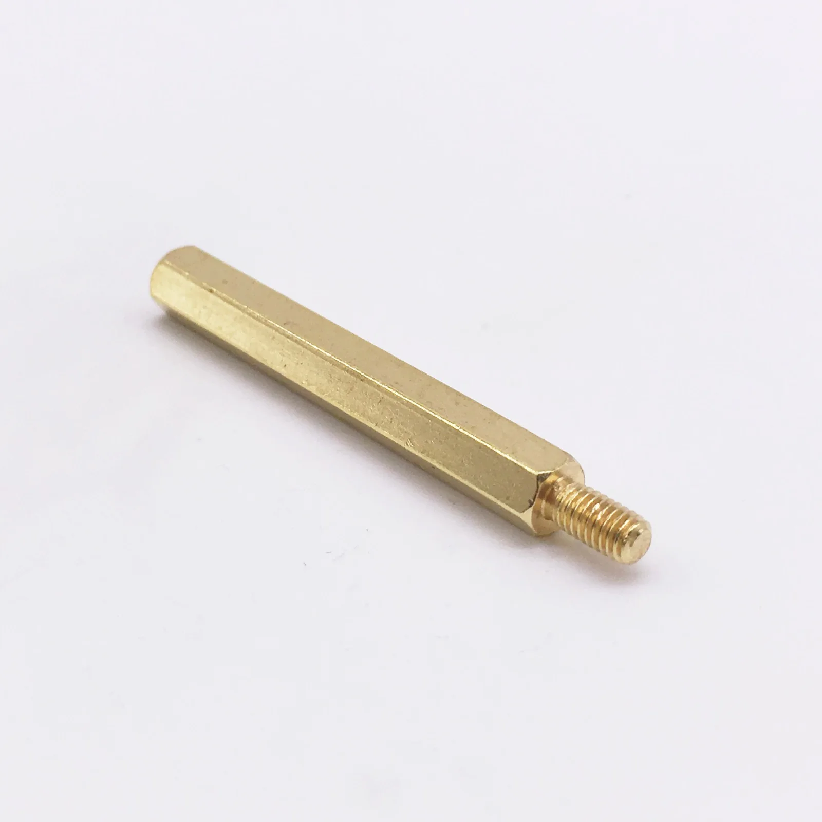 

M4x75+6 Spacer Screws M4 Hex Standoff Nuts Male to Female Brass Golden Pack 50