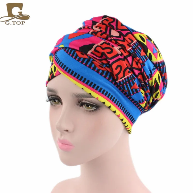 

New African Design Headscarf Long Head Scarf Jewish Headcover Turban Shawl Warp Hair African Bohemian Headwrap Chemo Turbante