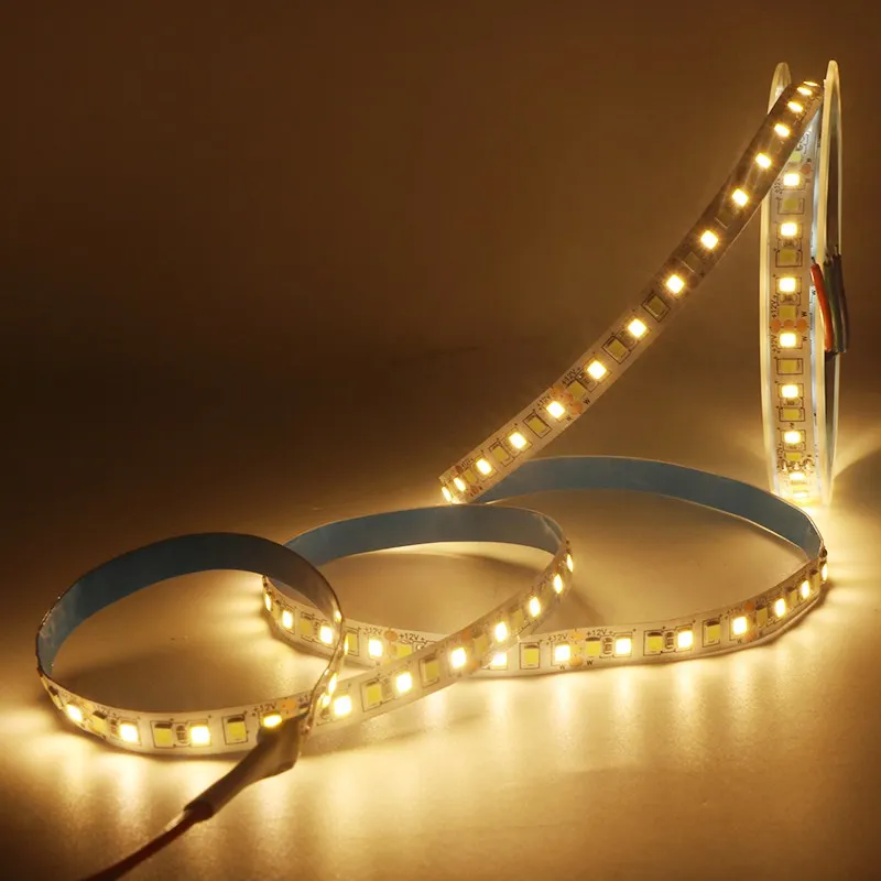 SZYOUMY 5 м Двухцветная светодиодная лента светильник CCT 2835 SMD с регулируемой яркостью 120 светодиодный s/M 180 светодиодный/m WW CW СВЕТОДИОДНЫЙ ленточный светильник s 12V DC