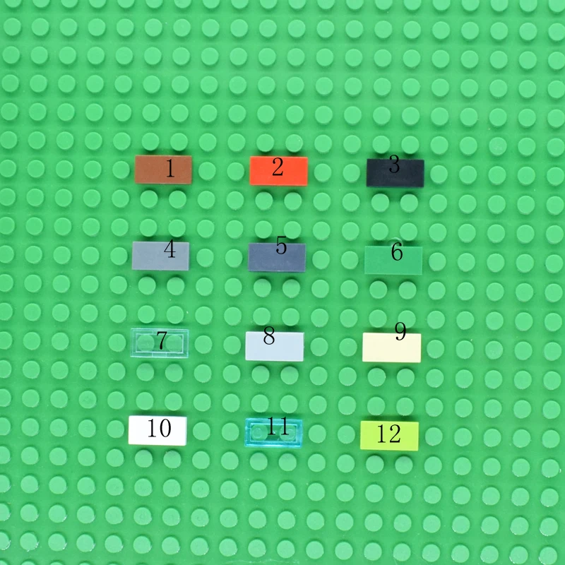Moc плитка 1*2 3069 планшет DIY enlamten блоки кирпичи совместимые с детали для