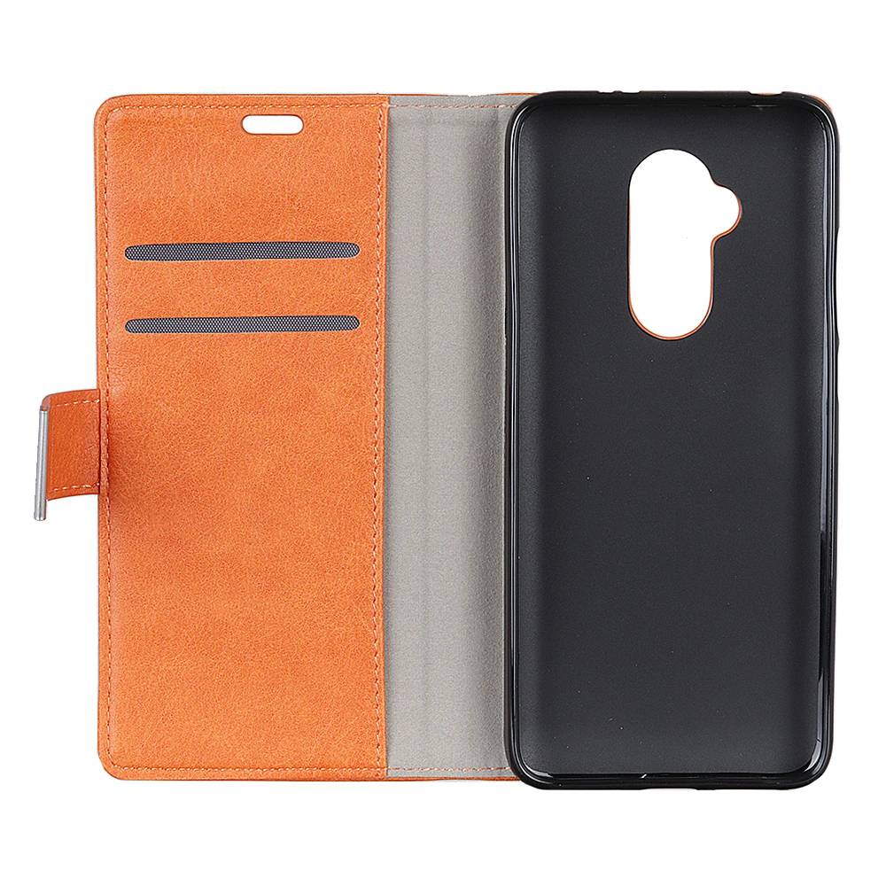 Роскошный чехол Fayina из искусственной кожи для Alcatel 1 1X funda business stand soft TPU cover for 7 S5058