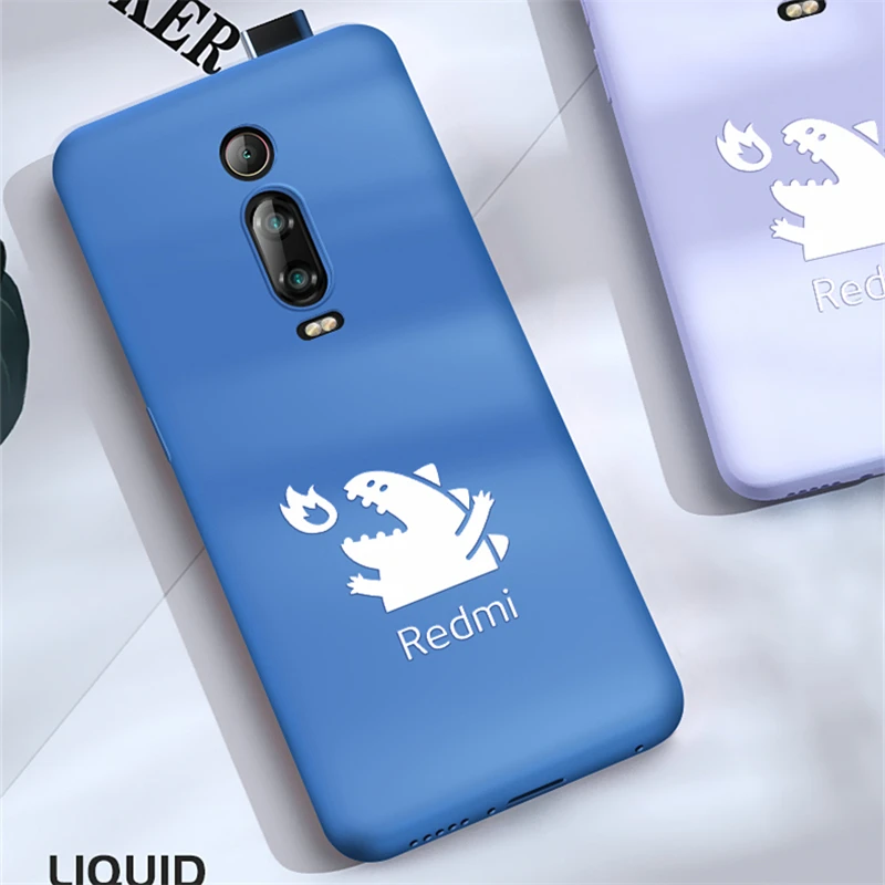 Redmi k20 case Liquid Silicone Protective cover for Monster Specail Edition soft slim Xiaomi redmi K20 pro Mi 9t cases |