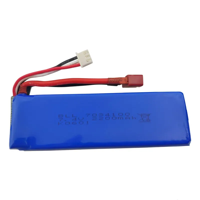 2 шт. 7 4 в 2200 мАч литиевая батарея с 1 зарядное устройство для WLtoys K949 10428 10428-A L202 RC