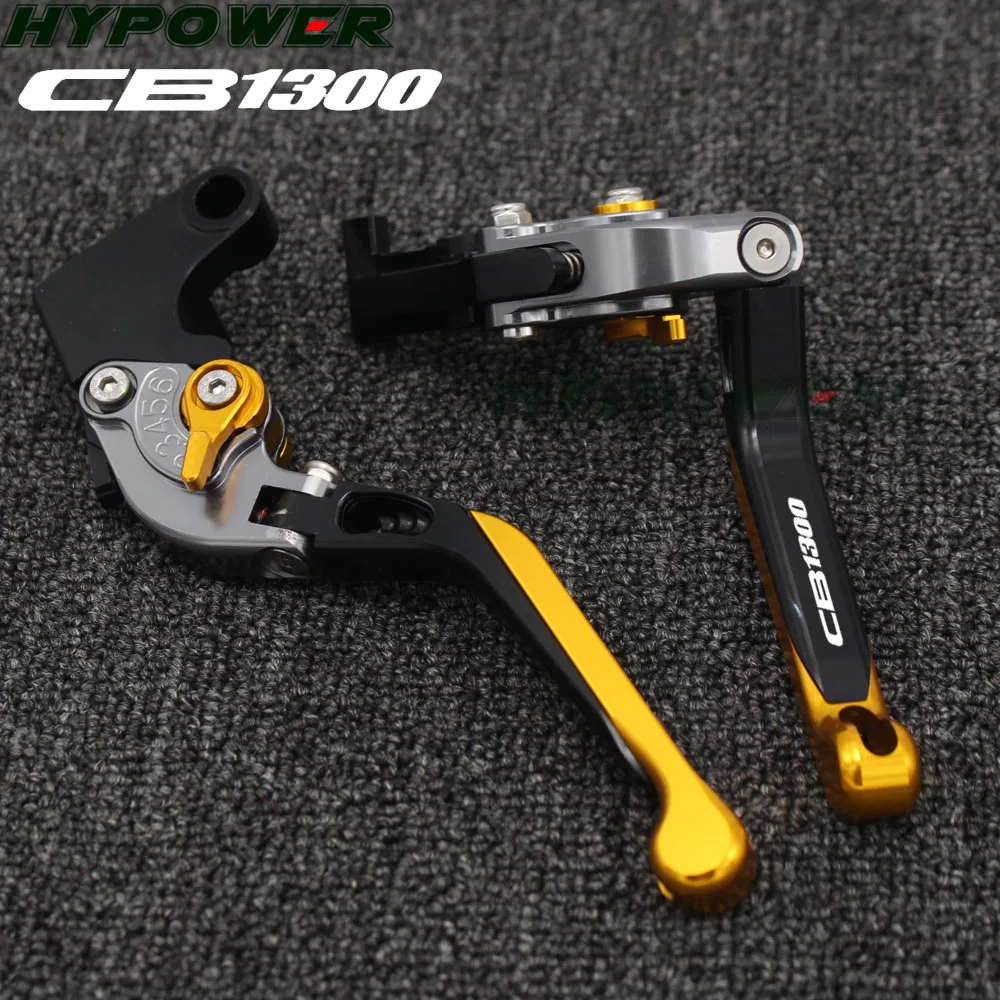 Лазерный Логотип CB1300 CNC Складные Выдвижные рычаги тормозной муфты для мотоцикла
