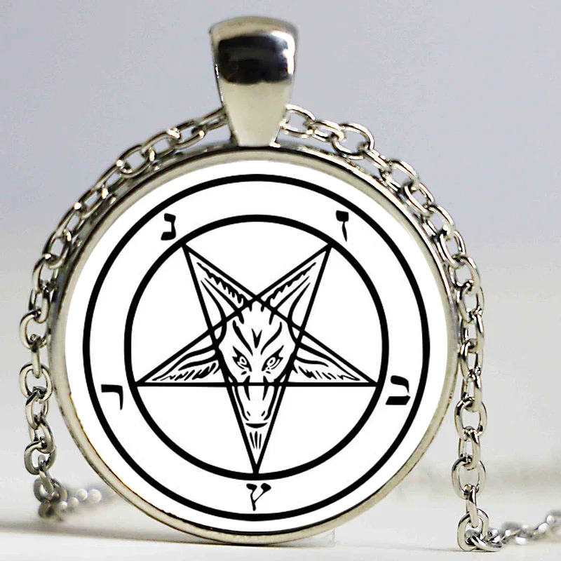 Модные ювелирные изделия Сладкая пентаграмма Baphomet арт Логотип Подвески