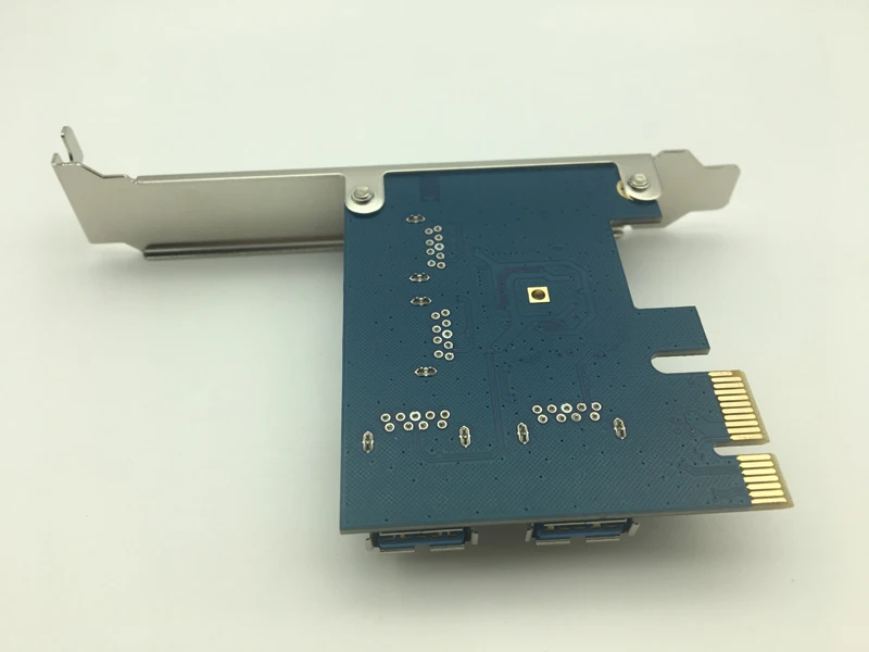 Новейший 1 до 4 PCIE адаптер поворот 4PCI E PCI слот один на четыре USB 3 0 карта скайсера