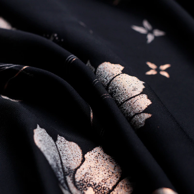 

The spring of new starting debut in Paris sun flower Jacquard lace yarn cloth fabric width