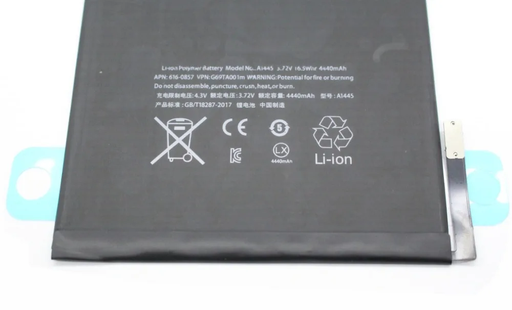 10 шт./лот 4440 мАч 0 нулевой цикл Новый аккумулятор для iPad mini 1 A1432 A1454 A1455 батареи