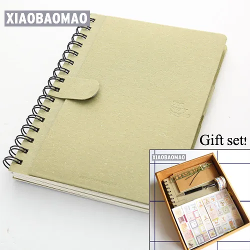 Gift set 11 шт. = комплект! Красивая записная книжка, Подарочная коробка с записной книгой, шариковой ручкой, клейкой лентой Васи, милый корейский подарочный набор канцелярских принадлежностей - Цвет: Gift set