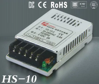 

10W 5V 2A Ultra thin Single Output Switching power supply for LED Strip light 85V-264V AC Input to DC 5V power transformer
