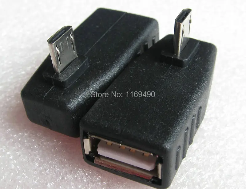 (1 пара/2 шт.) micro b папа 90 градусов влево + вправо под углом к USB A 2 0 мама переходник