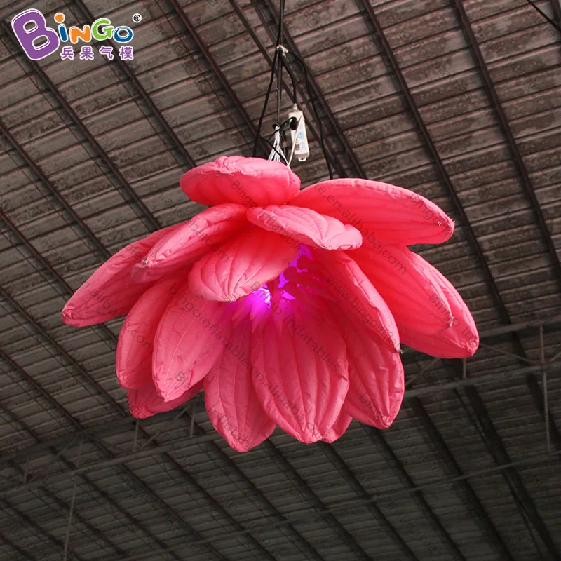 Personalized 1.5X1.5 meters inflatable red flower / wedding led toys | Игрушки и хобби