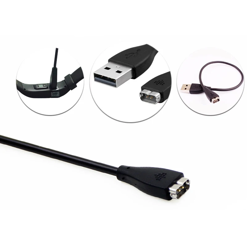 30 см USB кабель для зарядки провод шнур зарядное устройство Fitbit HR беспроводной