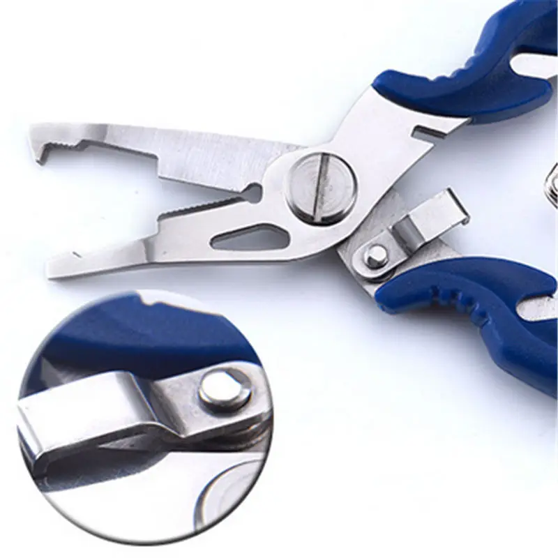 

Proleurre 1Pcs Fishing bag Stainless Steel Fishing Scissors Line Cutter Lure Bait Remove Hook Tackle Tool Kits GJ-241