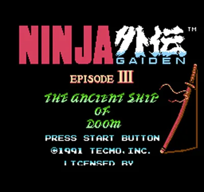Игровая карта NINJA GAIDEN 3 60 Pin для 8-битной игровой приставки Subor | Электроника