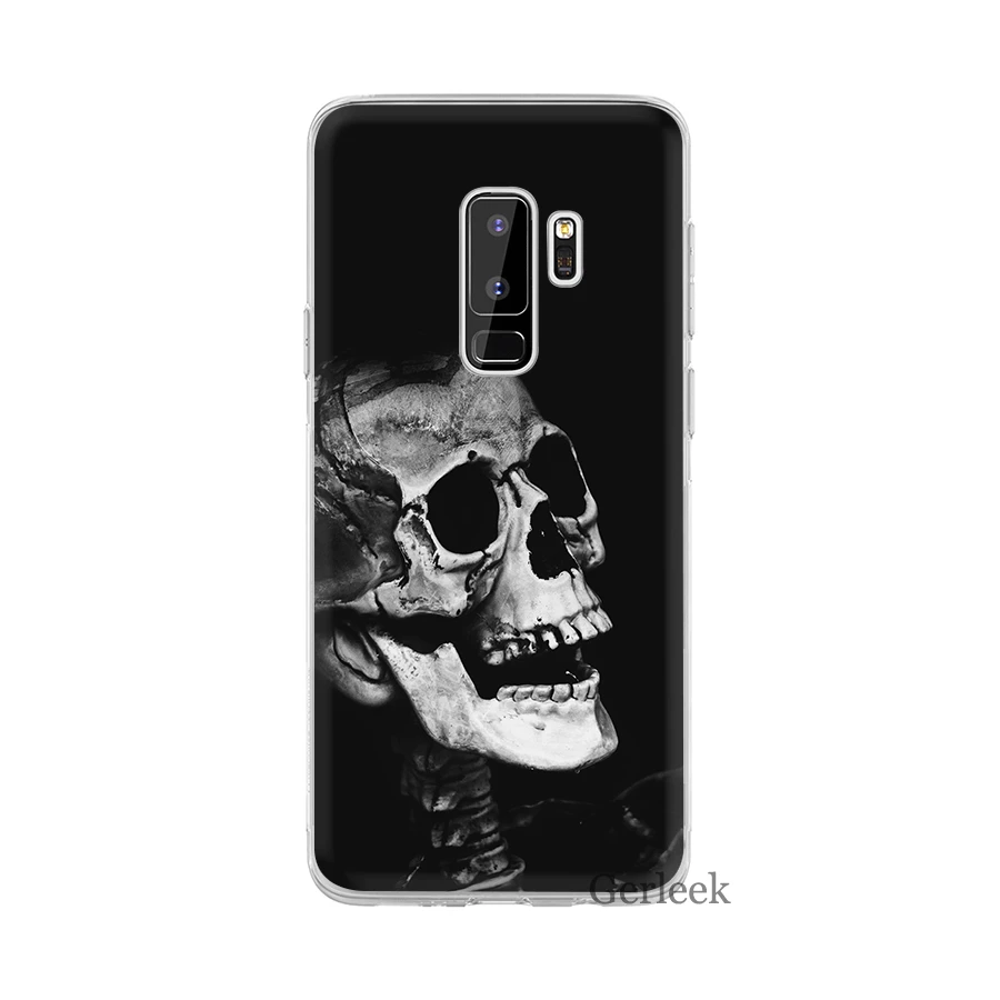 Чехол Desxz Horror Skull для Samsung Galaxy J1 J2 J3 J5 J7 J6 Prime Жесткий сумка | Мобильные телефоны и