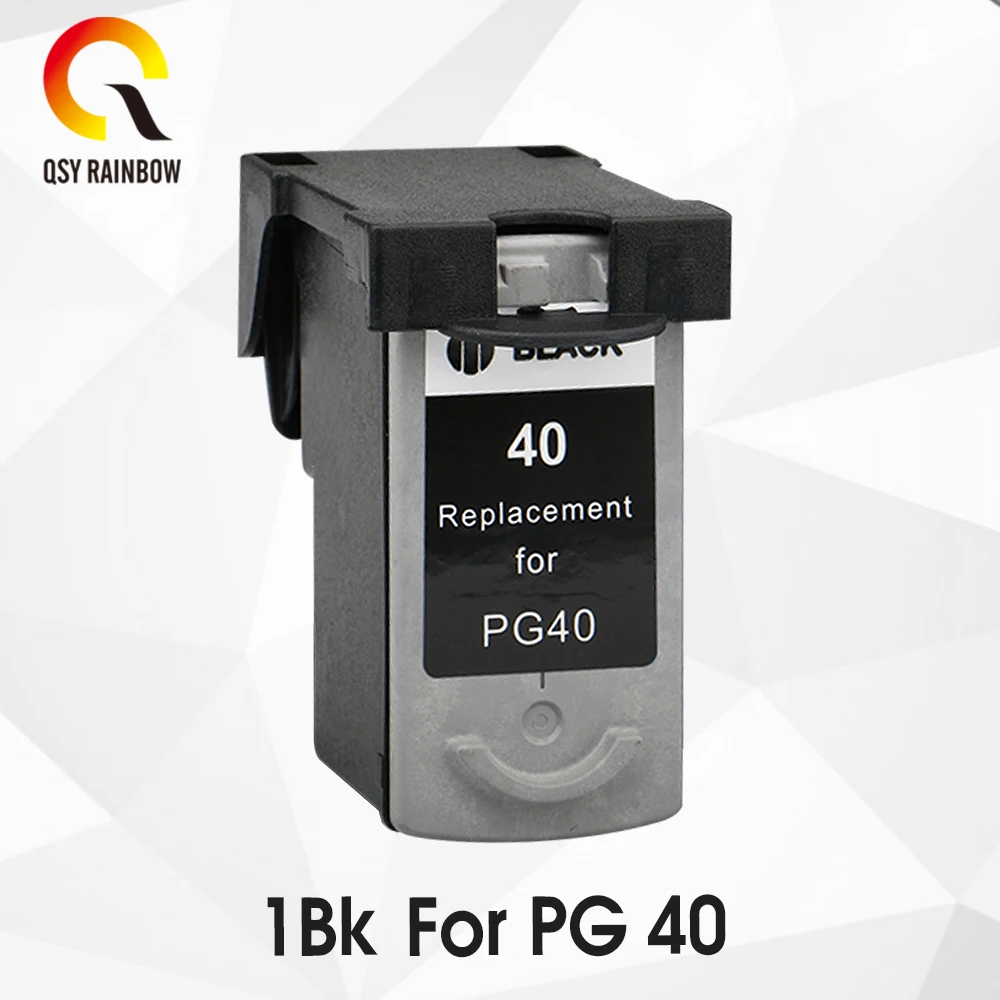 Сменный принтер QSYRAINBOW PG40 CL41 для Canon Pixma MP160 MP180 MP190 MP210 MP220 1 черный PG 40|Чернильные
