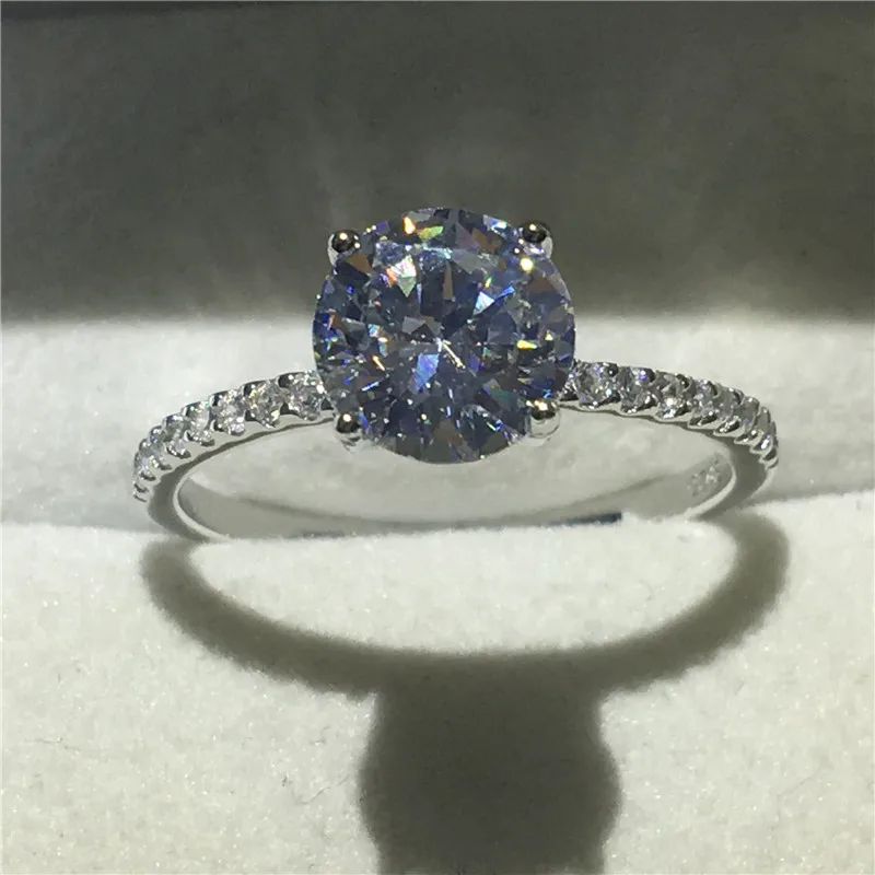 Кольцо из серебра 100% пробы с фианитами|wedding band ring|band ring925 sterling silver ring |
