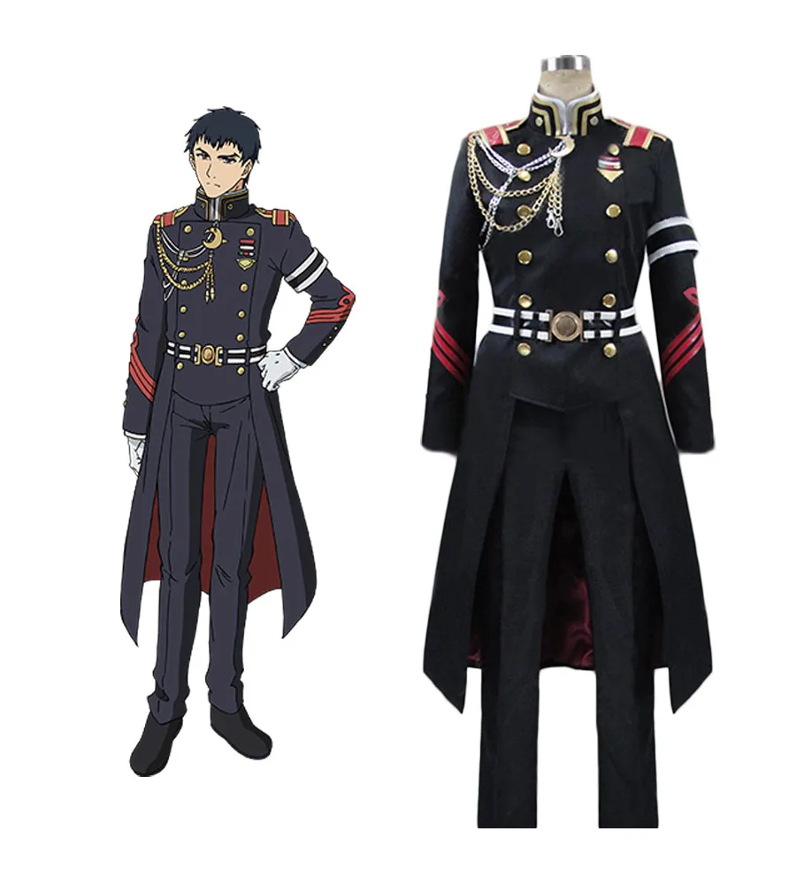 Kureto Hiragi Cosplay Seraph of the End Косплей костюм Хираги полный комплект на заказ любого