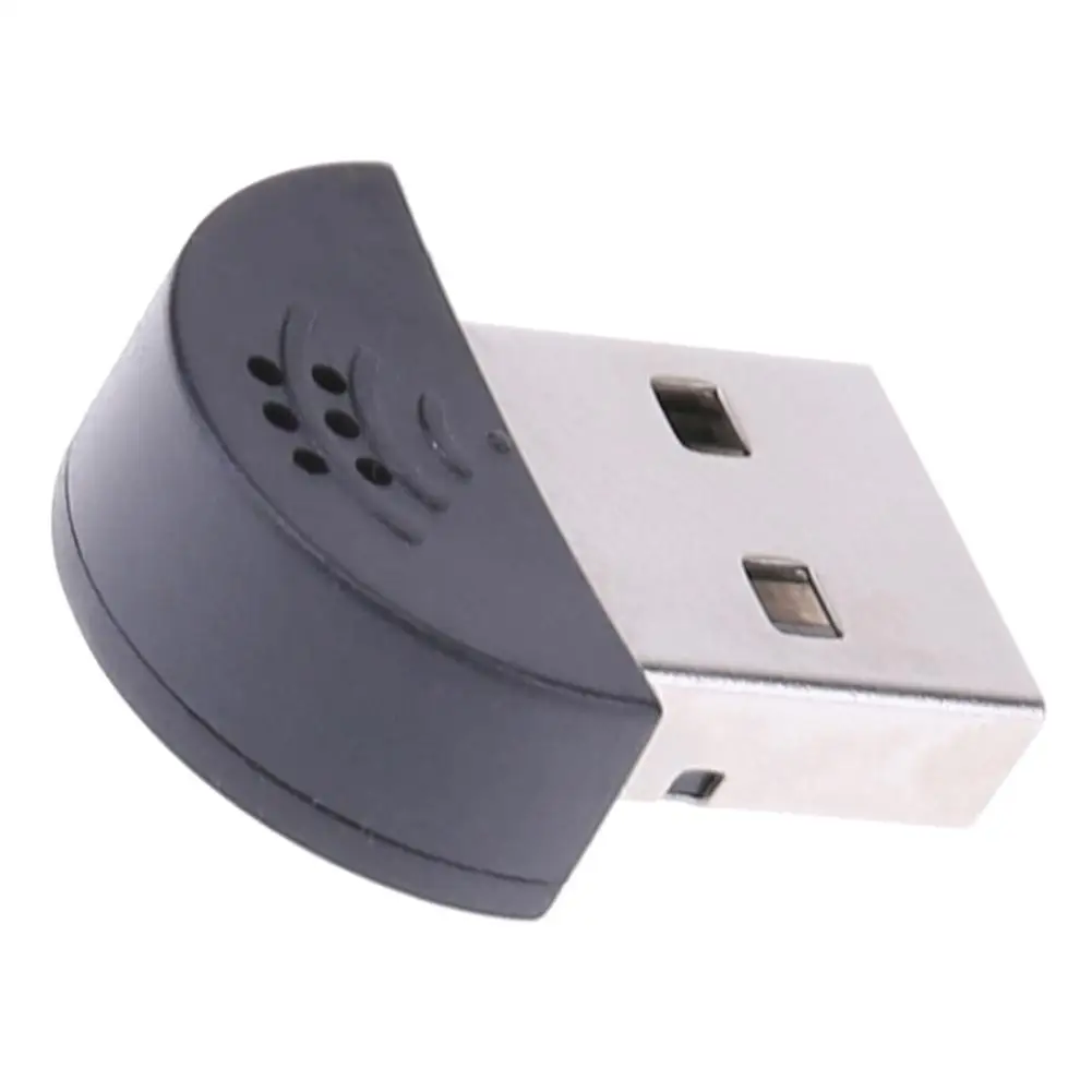 Супер мини USB 2 0 Микрофон Портативный Студийный микрофон для речи аудио адаптер