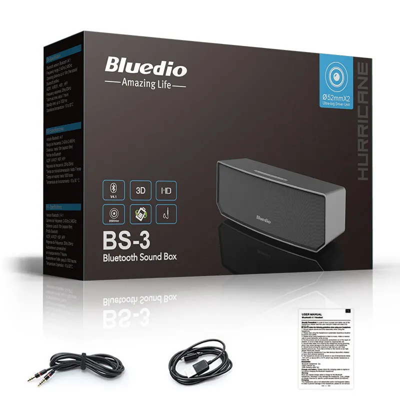Bluedio БС-3 (Верблюд) Мини Портативный динамик Bluetooth для Беспроводной спикер