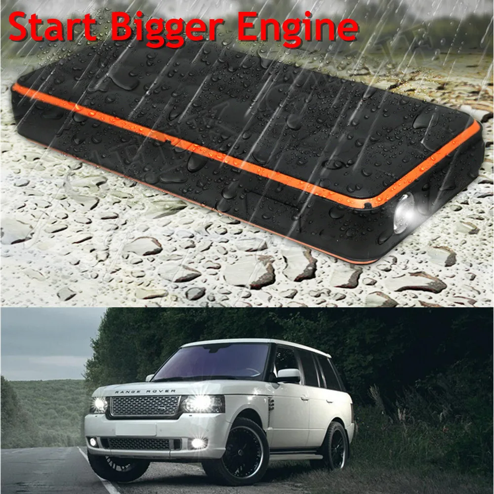 Супер водонепроницаемое пусковое устройство 28000mAh 12V 1000A портативное автомобильное пусковое устройство Перемычка автомобильное зарядное устройство для автомобильного аккумулятора усилитель автомобильного Стартера