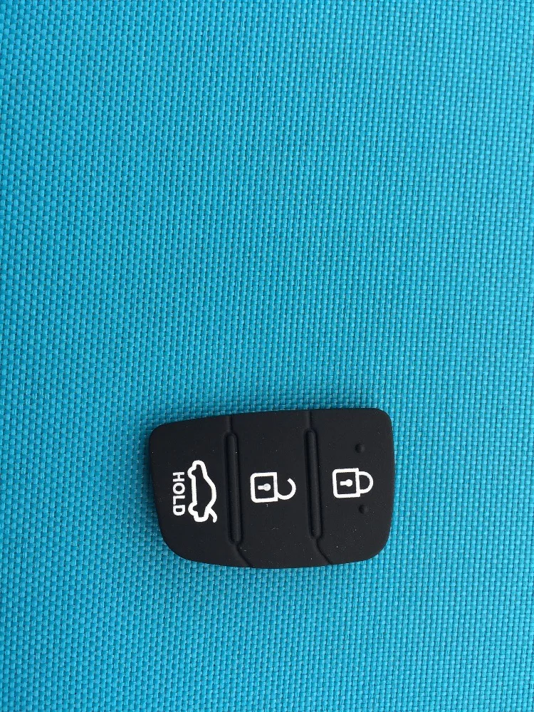 Новый Сменный резиновый коврик для ключей Hyundai 3 кнопки дистанционного флип чехол