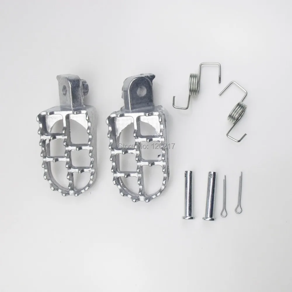 Бесплатная доставка новые алюминиевые колышки для ножек подставки KLX TTR CRF50 CRF70