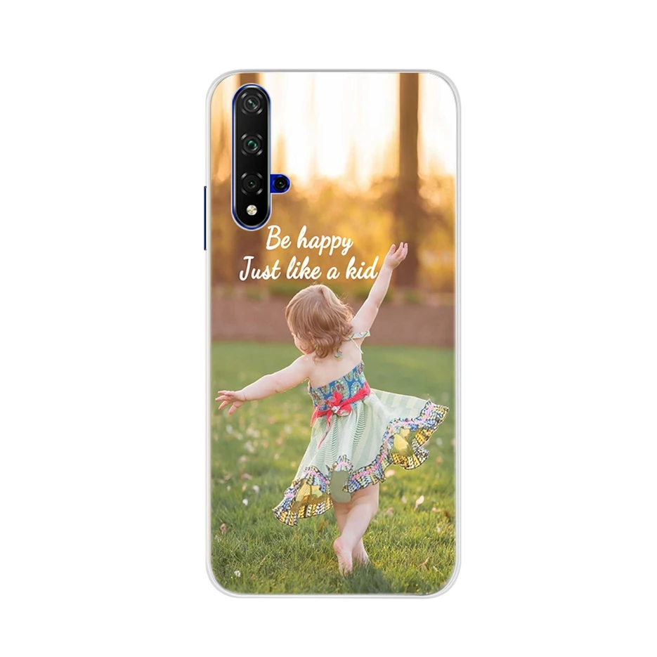 Чехол с цветами для Honor 20 чехол Huawei S мягкий телефона из ТПУ рисунком Pro 20pro