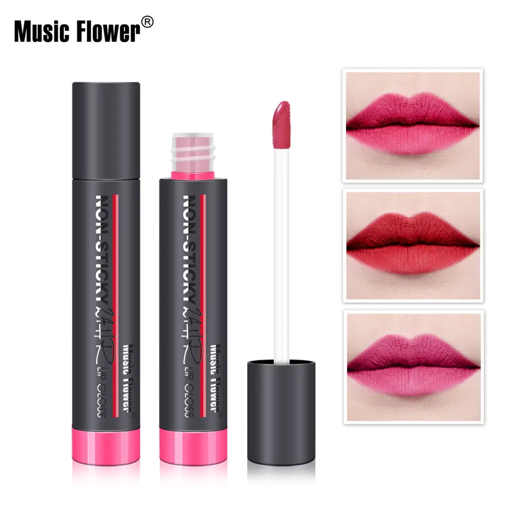 Фото 12 Цвет Music Flower фирменная губная помада Макияж для губ Нелипкая матовый блеск