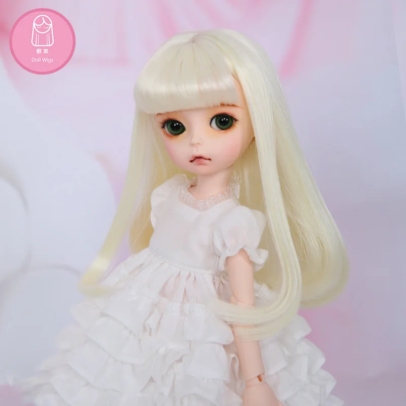 Парик для куклы BJD shinee LutsbjdlHoney Delf Размер 5 6 дюймов 1/6 высокотемпературный прямой