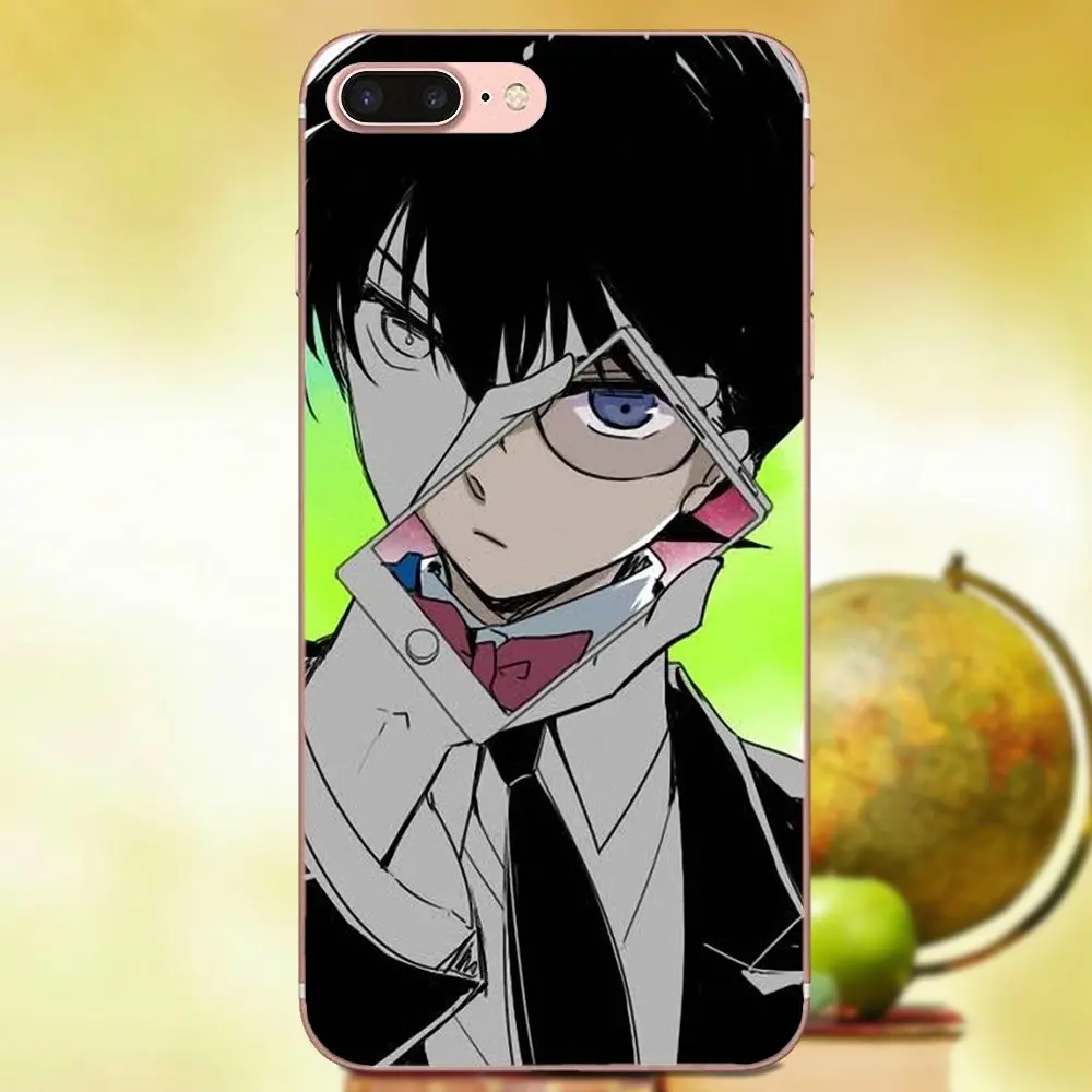 Мягкие силиконовые ТПУ прозрачные лучшие чехлы аниме серии Detective Conan для Apple iPhone 4