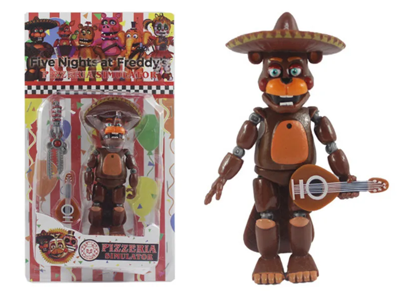 Five Nights At Freddy фигурка игрушка из фнаф Бонни Фокси Фредди Fazbear медведь куклы игрушки DIY сборка