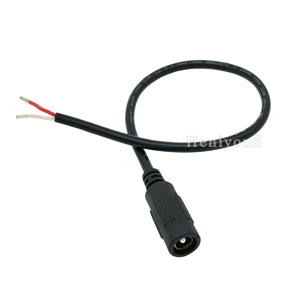

10pcs/lot DC plug CCTV Camera 5.5mm x 2.1mm DC Power Cable Female Plug Connector Adapter Jack 5.5*2.1mm to connection led strip