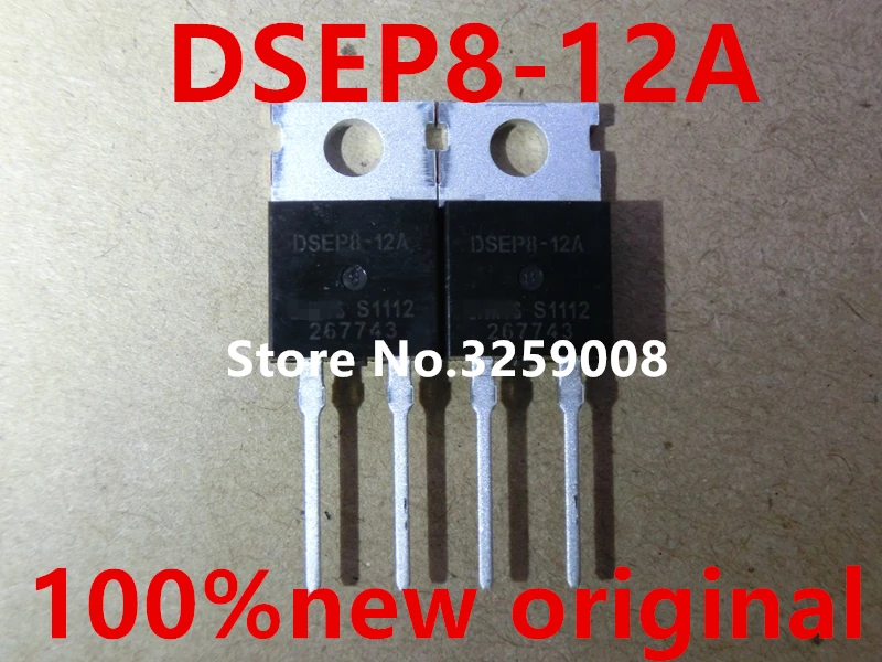 

DSEP8-12A TO-220-2 10A 1200V 40NS 100% new imported original 5/10PCS