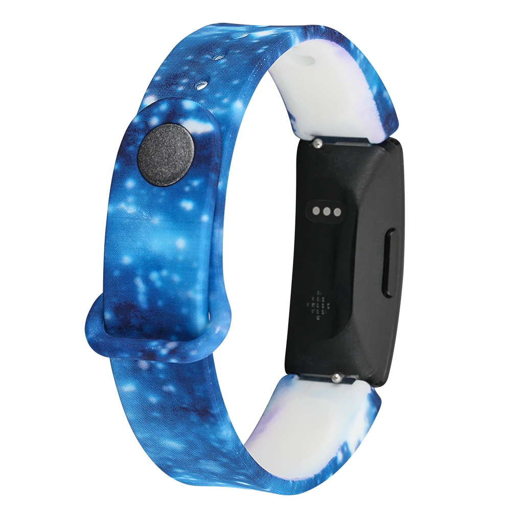 Силиконовый ремешок для Fitbit Inspire HR/Inspire Смарт-часы с напечатанным рисунком сменный ремешок для Fitbit Inspire