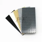 Базовая пластина Moc маленького размера, 8x16, 92438, для творчества, просвечивающие базовые строительные блоки, кирпичи, совместимые с сборными элементами