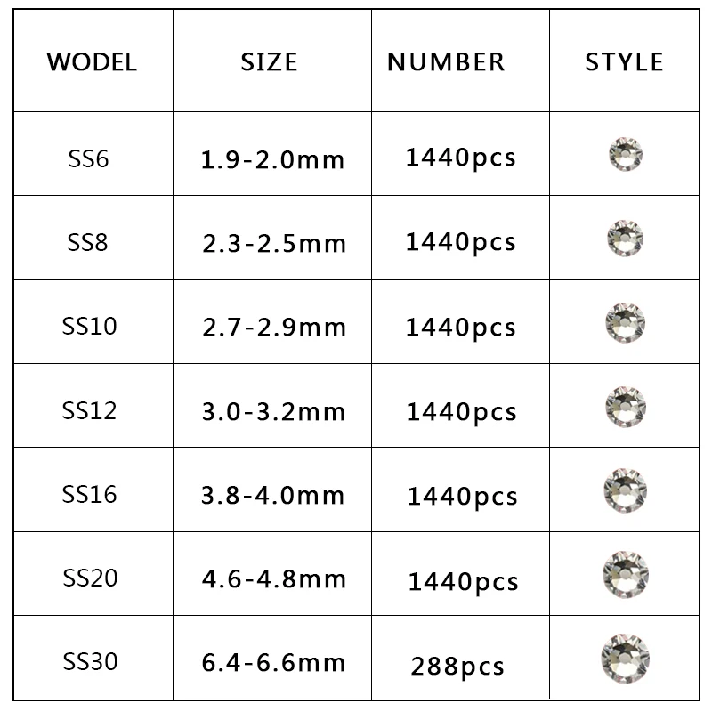 Ограненные граненые 8 больших маленькие Свободные Стразы SS10 SS16 SS20 SS30 хрустальные