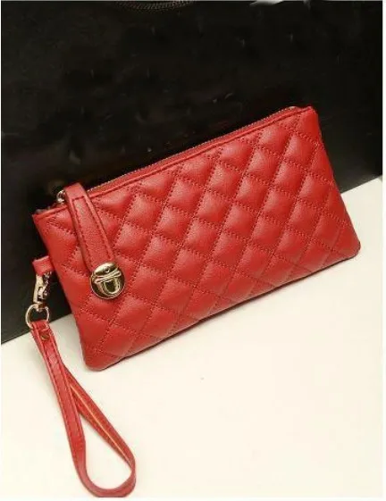 New European style classic Fashion Women Phone package Ladies Matching Brand Clutches Purse Long Leather Handbags Zipper Packet | Багаж и