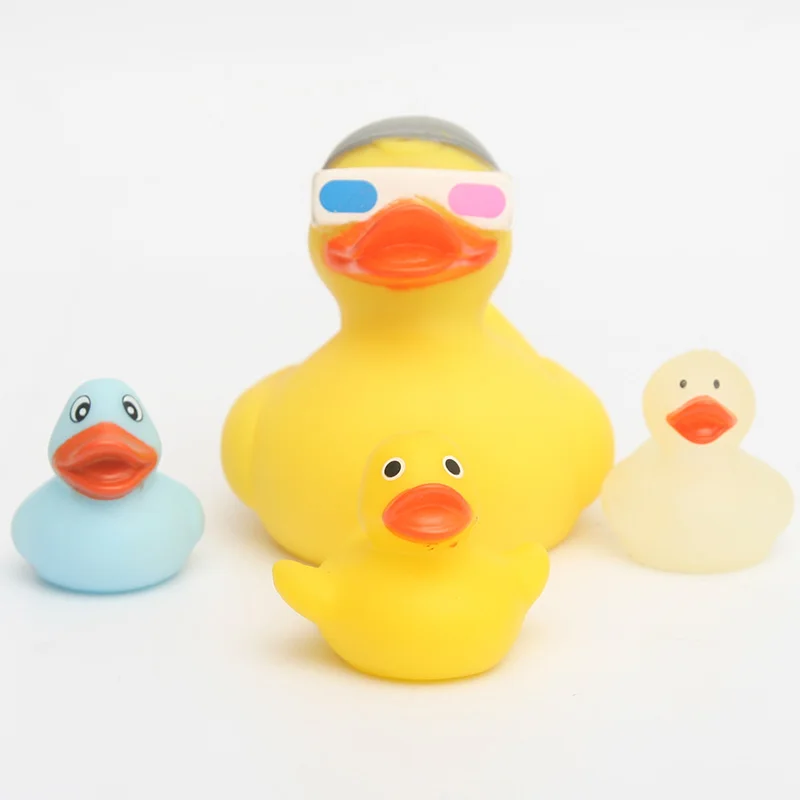 8 шт Игрушки для ванны любимая красочная лодка Baby'S плавающая утка и мини