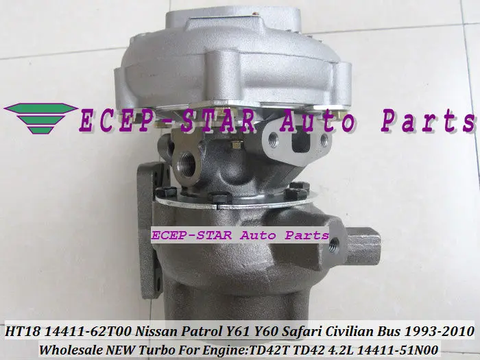 Бесплатная доставка HT18 14411 62T00 51N00 09D60 турбо для NISSAN Safari Patrol Y60 Y61 автобус W40 W41 TD42T TD42Ti