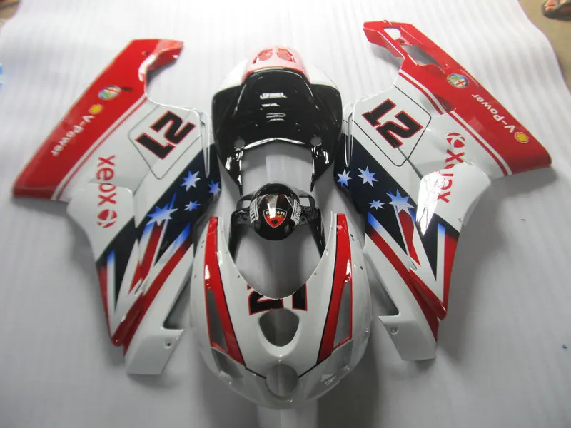 Набор обтекателей под давлением для мотоцикла DUCATI 749 999 03 04 ducati 2003 2004 Красный Белый