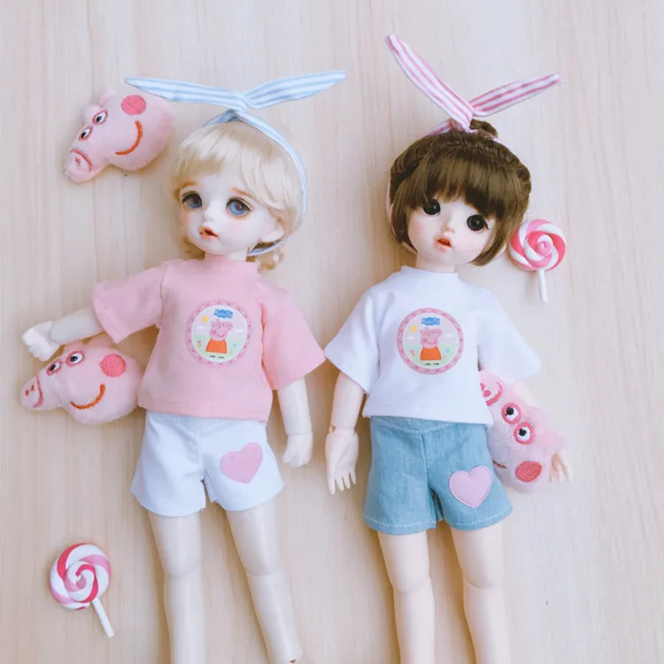 1/6 BJD SD кукла детский костюм милая рубашка короткая для куклы аксессуары BJD подарок