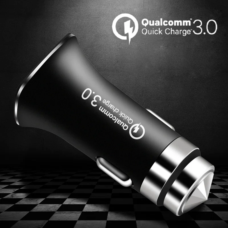 3а быстрое зарядное устройство QC 3 0 Автомобильное Быстрая зарядка для iPhone 8 X XS Max