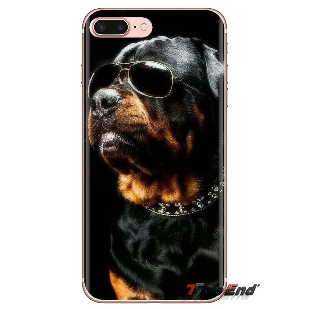 Силиконовый чехол с изображением щенков из немецкой ротвейлера для iPod Touch Apple iPhone