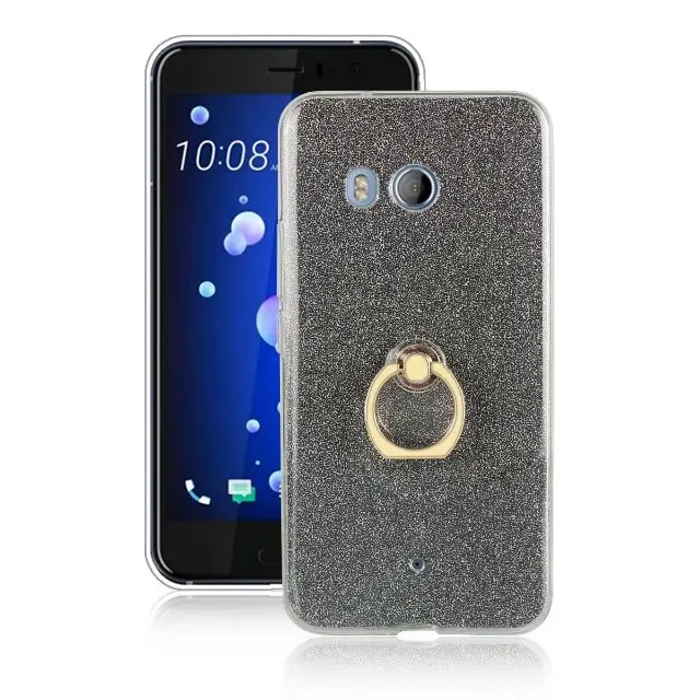 Для HTC U11 случае вспышки порошок 3D помощи телефона чехол для U Play U1 тра E66 ТПУ