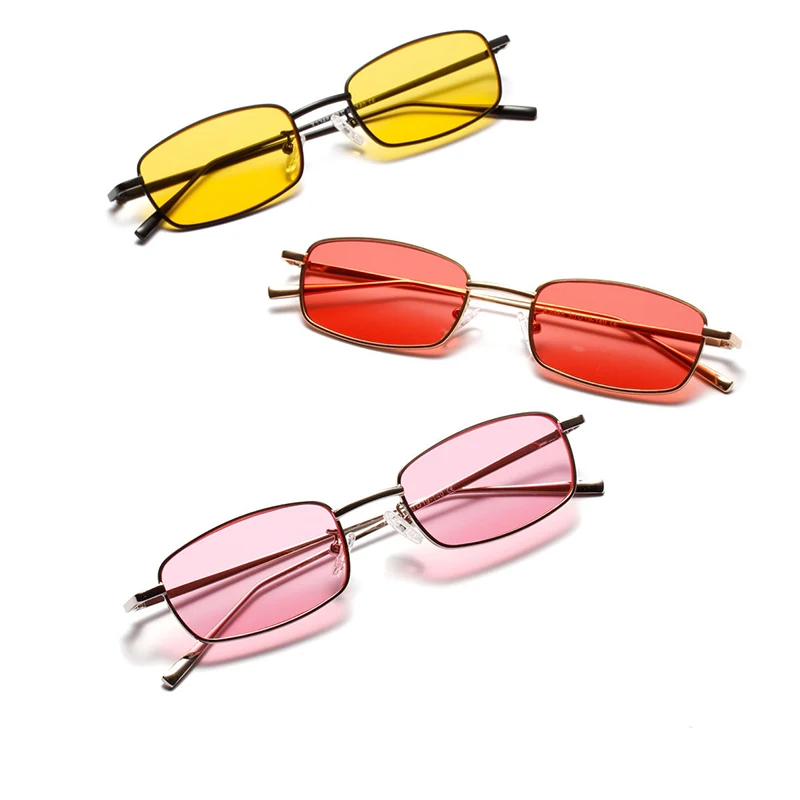 

2019 Iways sunglasses for women and men cool retro square sun glasses clear lens metal frame glasses shadow uv400