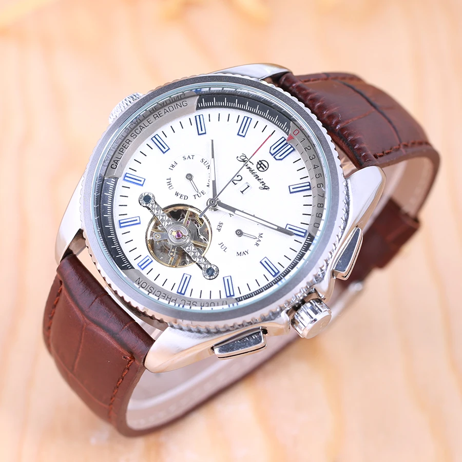 Часы наручные Forsining Мужские автоматические брендовые Роскошные деловые