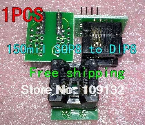 SOP8 SOIC8 SOIC к разъему DIP8 адаптер для EEPROM 24c * 93c новый в наличии|soic to dip8|soic dip8soic8 sop8 |